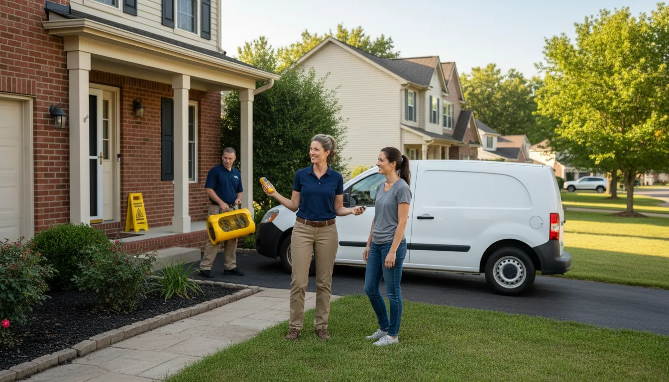 Water restoration image for Flood Water Cleanup, Removal And Restoration Services in Loudonville, OH